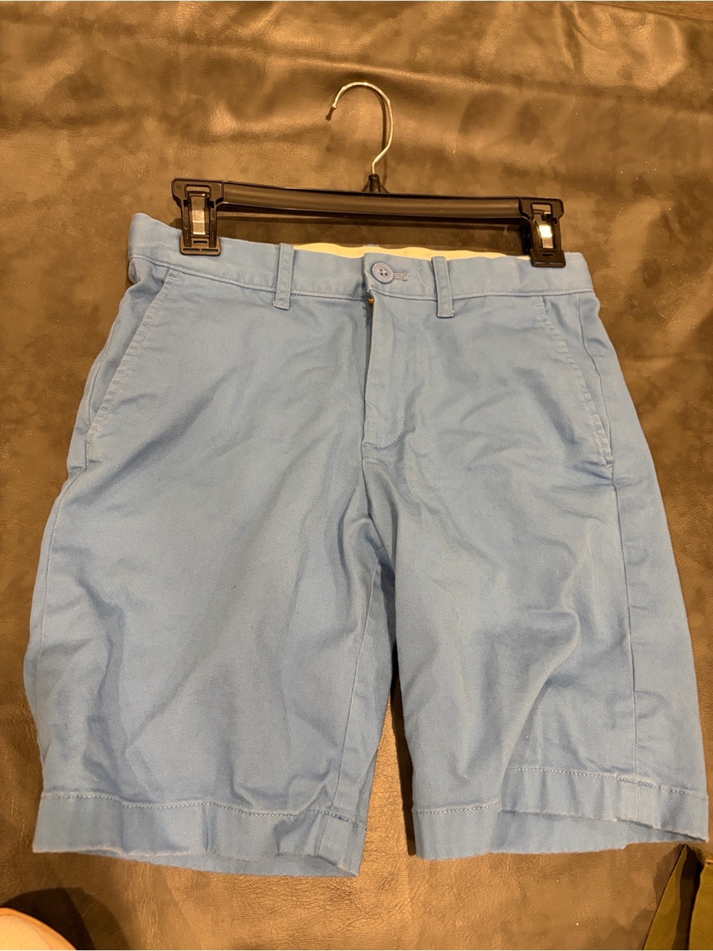 Boy’s Crewcuts Light Blue Flat-Front Chino Shorts - Size 12